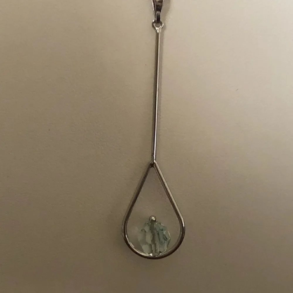 Swarovski authentic crystals White Rhodium Plated